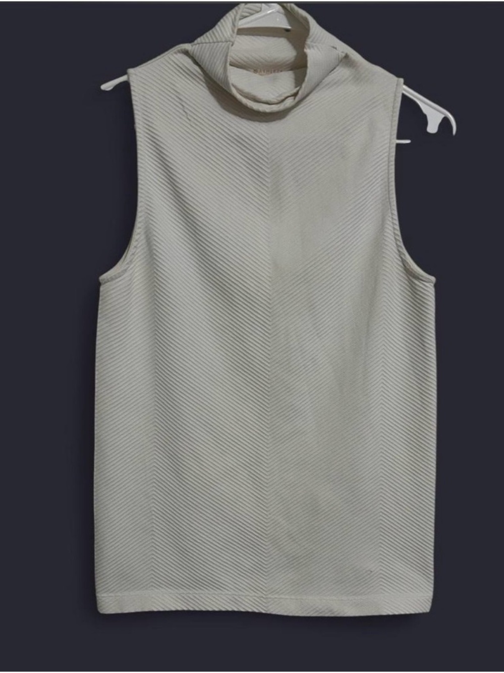 Athleta Sleeveless Turtleneck Ribbed Top